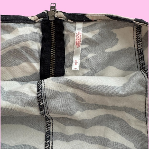 Free People Zebra Print Backless Dress - Picture 2 of 9